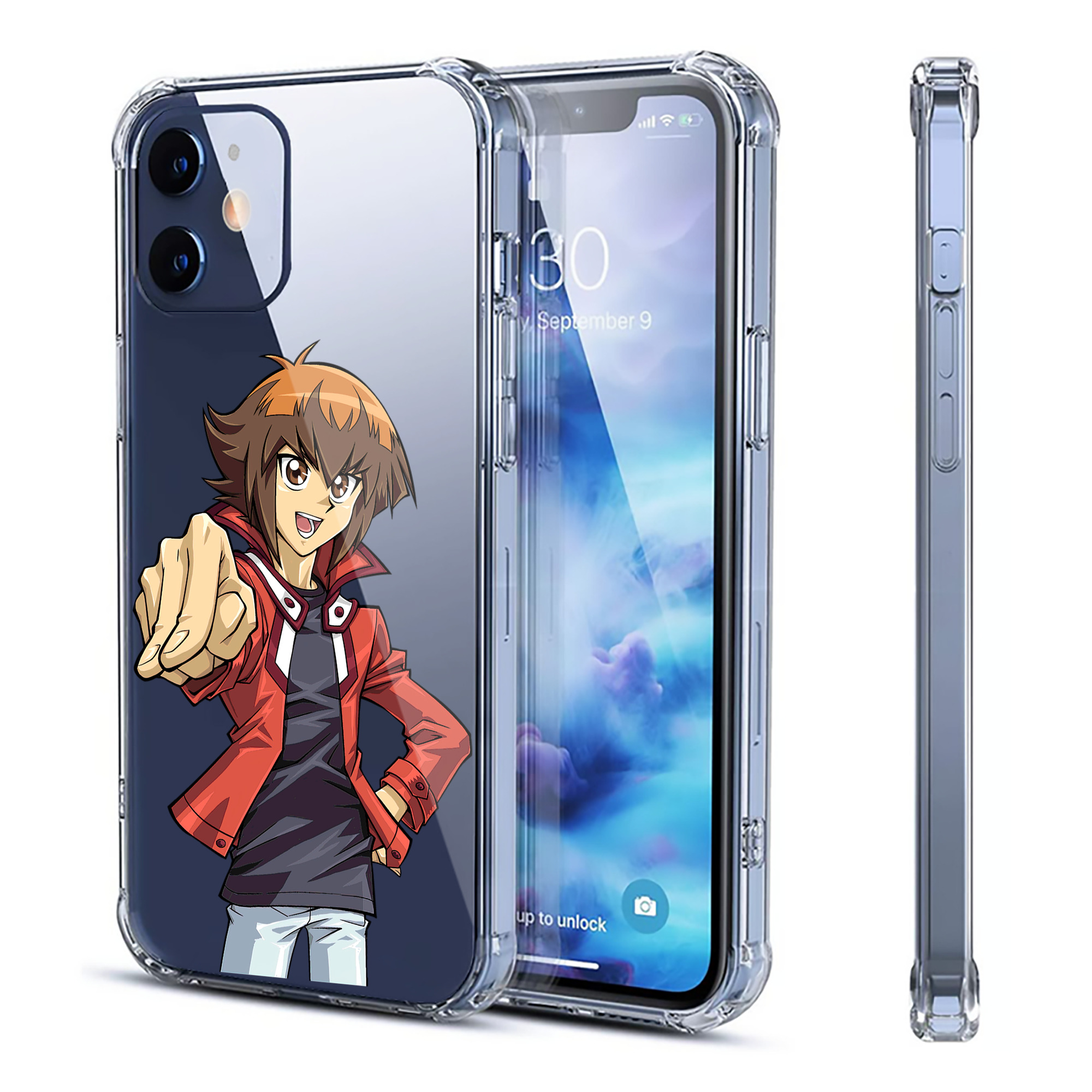 （画像用） 遊☆戯☆王 Yu-Gi-Oh! 【iPhone 12シリーズ対応】透明スマホケース（クリアソフトケース）